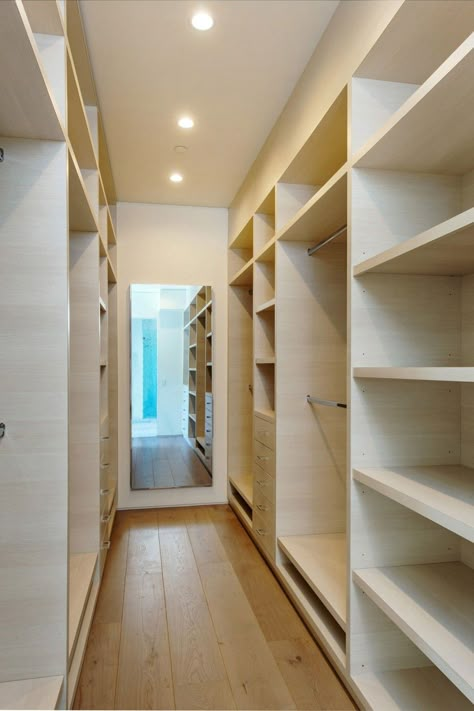 Small Master Closet, Narrow Closet, Master Closet Design, Small Walk In Closet, Walking Closet, Dream Closet Design, Walk In Closet Design, Closet Design Layout, Closet Renovation