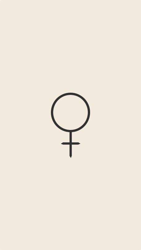 Female Symbol Tattoo, Tattoos Simplistic, Feminism Tattoo, Equality Tattoos, Women Symbol, Girl Symbol, Venus Tattoo, Borboleta Tattoo, Feminist Tattoo