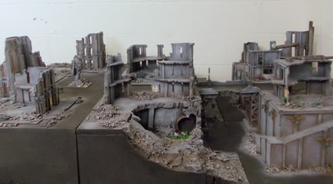 40k City, Wh40k Terrain, Wargames Terrain, Scifi Building, Wargaming Table, 40k Warhammer, Sci Fi Miniatures, Warhammer Terrain, 40k Terrain