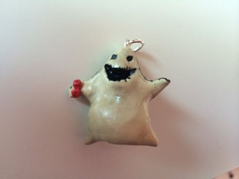 nightmare before christmas fimo | Oogie Boogie Nightmare before christmas FIMO by Mathilda17 on ... Polymer Clay Nightmare Before Christmas, Nightmare Before Christmas Clay, Christmas Fimo, Fimo Christmas, Keychain Clay, Oogie Boogie Man, Polymer Clay Disney, Charm Ideas, Kawaii Crafts