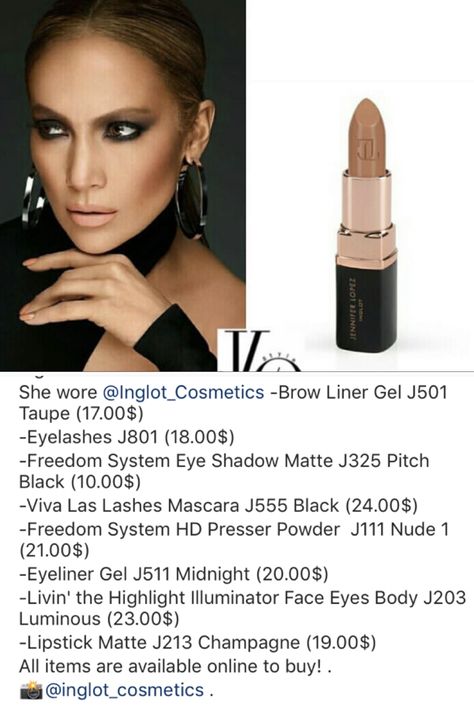 Jennifer Lopez makeup @jlo Jlo Lipstick Color, Jlo Makeup, Jennifer Lopez Makeup, Everyday Ootd, Face Contouring Makeup, Hair Everyday, Contouring Makeup, Brow Liner, Lipstick Color