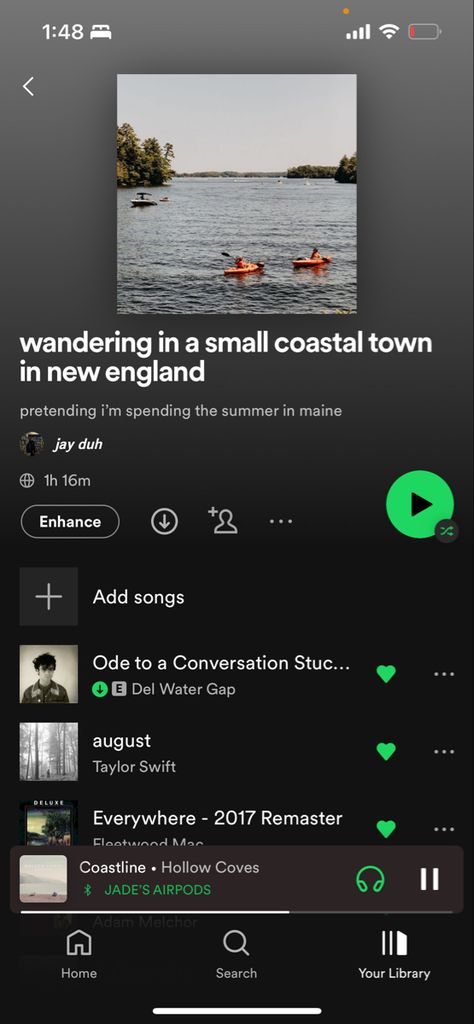 Travel Spotify Playlist, August Playlist, Spotify Summer Playlist, Summer Songs Playlist 2020, Summer Playlist 2020, Folk Spotify Playlist, August Taylor, Writing Notebook, Coastal Towns