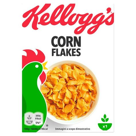 Cereal Kelloggs, Kellogg's Corn Flakes, Best Cereal, Nutritious Breakfast, Daily Vitamins, Corn Flakes, Breakfast Cereal, Pops Cereal Box, Frosted Flakes Cereal Box