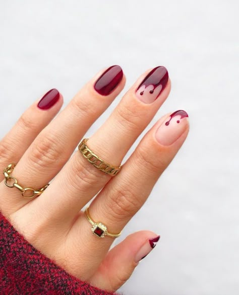 Transform your nails into fashion statements with our range of free design products, curated to complement your unique style and personality. #nails Wearing Rings, Blood Nails, Vampire Nails, Body Decoration, Witchy Nails, Halloween Acrylic Nails, Red Polish, October Nails, Halloween Nail Designs