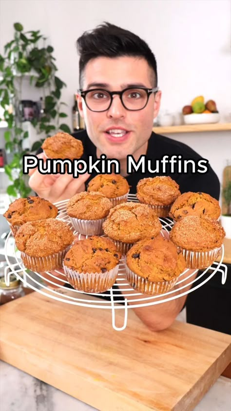 These muffins are excellent for meal prep and to enjoy for breakfast, as a snack, or as a cozy dessert. Ambitious Kitchen Pumpkin Muffins, Pumpkin Spice Vegan Recipes, Vegan Pumpkin Spice Muffins, Pumpkin Muffins Without Eggs, Healthy Vegan Muffins, Pumpkin Vegan Recipes, Vegan Pumpkin Dessert Recipes, Food With Pumpkin, Pumpkin Meals