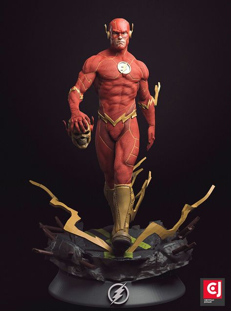 Flash Toys, Figures Reference, Nomad Sculpt, Flash Dc Comics, Marvel Statues, Dc Figures, Character Statue, 3d Modelle, Dc Comics Characters