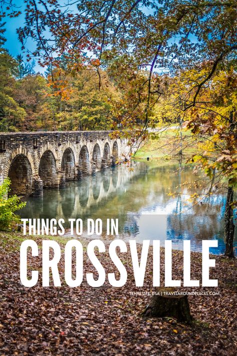 Traveling to Crossville, TN, but don’t know what to do there? This travel guide will show you the top attractions, best activities, places to visit & fun things to do in Crossville. Start planning your itinerary now! #tennessee #usaroadtrip #ustraveldestinations #usatravel Middle Tennessee Things To Do, Mt Juliet Tennessee, Crossville Tennessee, Tennessee Living, Smyrna Tennessee, Visit Tennessee, Cookeville Tennessee, Smokey Mountains Vacation, Maine Trip