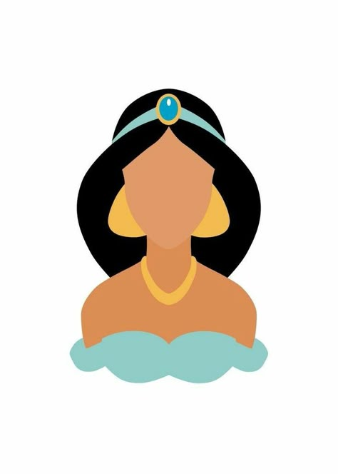 Minimalista Disney, Disney Minimalist, Aladdin Princess, Princess Illustration, Disney Canvas Art, Disney Illustration, Disney Silhouettes, Disney Canvas, Disney Paintings