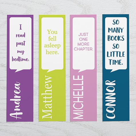 Write Your Own Personalized Bookmarks - Set of 4 Unique School Supplies, School Supplies For Kids, Customized School Supplies, Student Bookmarks, School Bookmarks, Handmade Bookmarks Diy, Personalization Mall, Dollar Bill Origami, Origami Bookmark