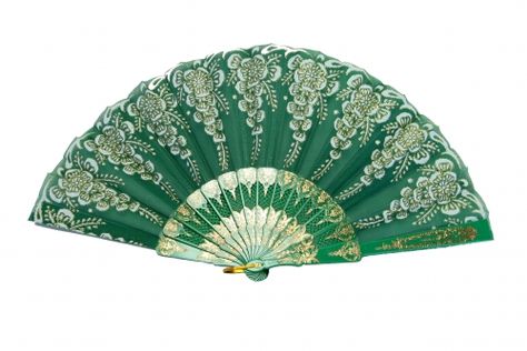 Chinese Hand Fan, Wedding Paddle Fans, Fan Favors, House Of Anubis, Chinese Fans, Chinese Fan, Antique Fans, Folding Hand Fan, Royal Green