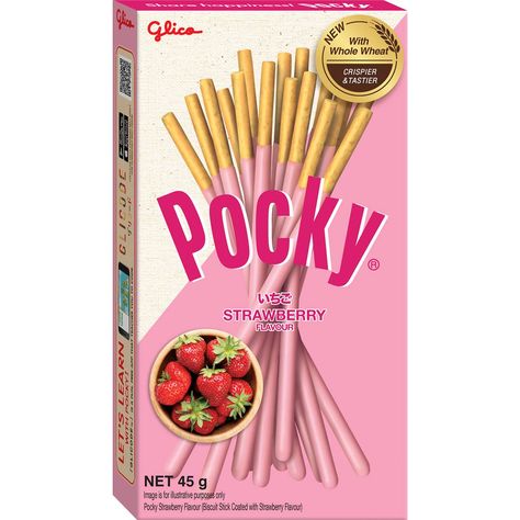 Pocky Strawberry, Pocky Sticks, Japanese Snacks, Chocolate Strawberry, Creamy Chocolate, Chocolate Coating, Chocolate Strawberries, Favorite Snack, Delicious Chocolate