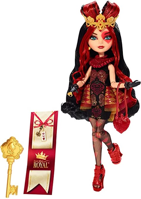 Ever After High Lizzie Hearts, Ever After High Lizzie, Ever After High Toys, Barbie Beach, Ever After Dolls, Lizzie Hearts, Egyptian Queen, Fairy Tale Characters, Dream Doll