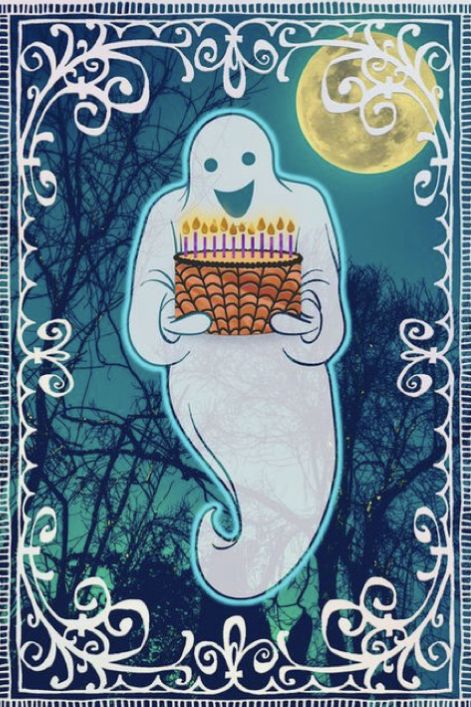 Invitation Card Example, Happy Birthday Halloween, Spooky Birthday, Happy Birthday Illustration, Birthday Memes, Invitation Card Birthday, Halloween Wishes, Birthday Invitation Card, Halloween Birthday Invitations