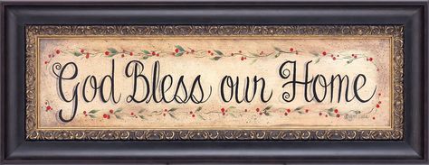 "God Bless our Home" accented with Swarovski crystals God Bless Our Home Printable, God Bless Our Home, Bless Our Home, Love My Family, Vintage Wallpaper, My Dream Home, Our Home, God Bless, Door Decorations