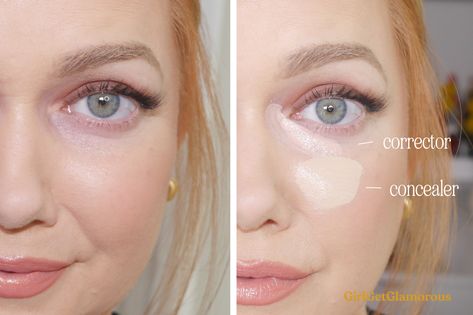 The Difference Between Concealer vs Under Eye Corrector • GirlGetGlamorous Under Eye Color Corrector, Under Eye Corrector, Eye Corrector, Makeup Removal Tips, Everyday Eyeshadow, Under Eye Makeup, Eye Products, Corrector Concealer, Covering Dark Circles