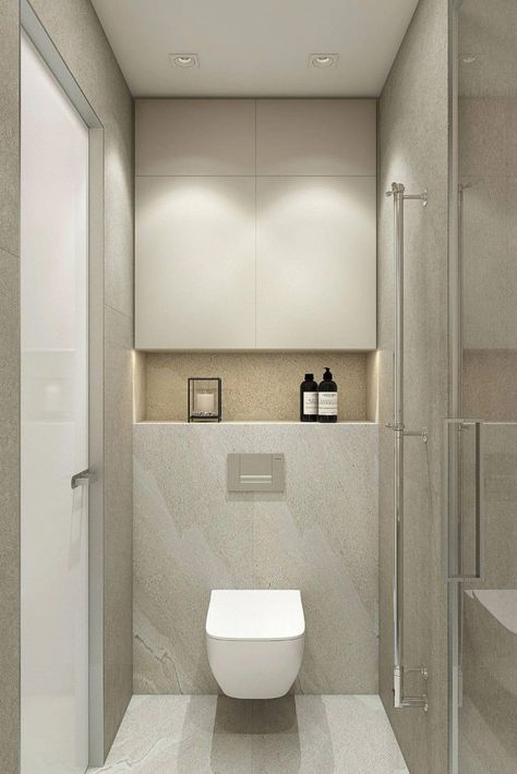 30 Most Effective Small Bathroom Design Ideas - Engineering Discoveries Makeover Kamar Mandi, Small Bathroom Design Ideas, Modular Bathrooms, Toilet Room Decor, Wc Design, Small Toilet Room, Small Bathroom Organization, Modern Toilet, Small Toilet