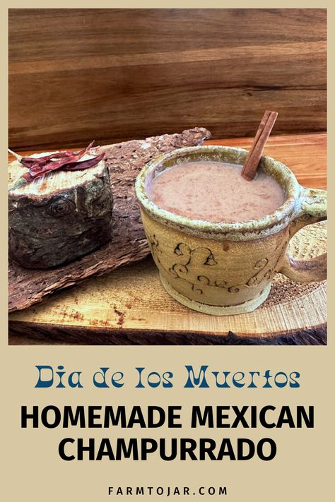 Check out this recipe for a homemade healthier version of classic Mexican champurrado.  A rich creamy way to warm your soul for Day of the Dead! Chumparado Recipe, Champurrado Recipe Mexico, Mexican Champurrado Recipe, Champurrado Recipe, Slow Carb Diet, Low Carb Mexican, Traditional Mexican Food, Homemade Mexican, Mexican Chocolate