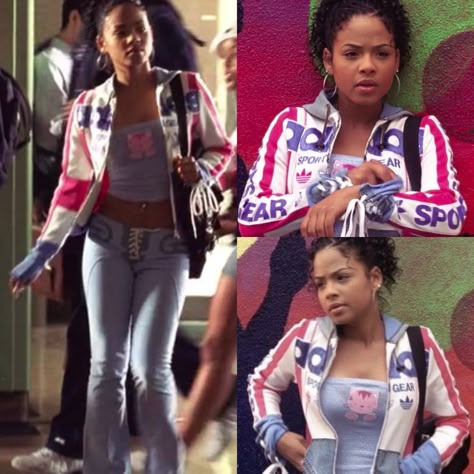 Christina Milian 2000s Aesthetic, Early 90s Fashion Black Women, 90s And 2000s Fashion Black Women, Beauty Shop Movie Outfits, Early 2000 Fashion Black Women, 99 And The 2000 Outfits, Cristina Milian 2000s Outfits, 2000 Outfits Black Women, Late 90s Fashion Early 2000s Black Women