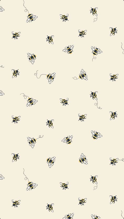 Bee Background Aesthetic, Cath Kidston Wallpaper, Phone Background Patterns, Scrapbook Background, Simple Phone Wallpapers, Theme Background, Apple Watch Wallpaper, Character Wallpaper, Cute Patterns Wallpaper