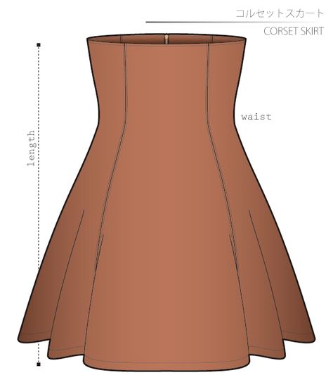 Corset Skirt Sewing Patterns | DRCOS Patterns & How To Make Drcos Patterns, Konosuba Cosplay, Skirt Sewing Patterns, Darkness Konosuba, Corset Skirt, Skirt Sewing, Lady L, Lady M, Skirt Patterns Sewing