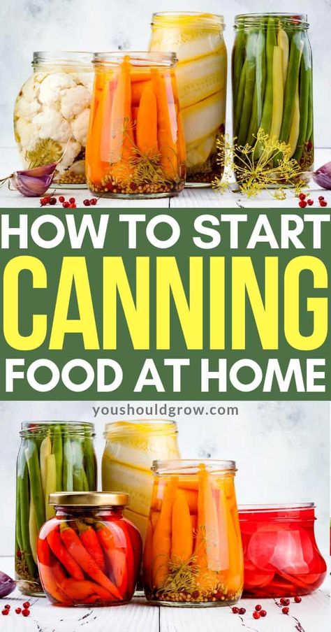 Canning Granny, Diy Canning, Kitchen Hacks Food, Easy Canning, Pressure Canning Recipes, Canning 101, Home Canning Recipes, Canning Vegetables, Canning Food