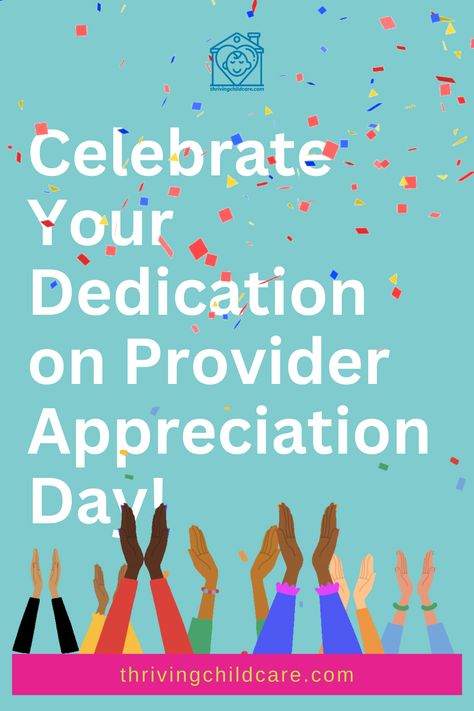 Join us as we celebrate Provider Appreciation Day and honor the incredible dedication of childcare providers everywhere! Discover why this day is so important and learn how you can pamper yourself or your favorite provider. Plus, don't forget to enter our giveaway for a chance to win some fantastic prizes! Let's spread love and appreciation to those who nurture and educate our little ones. #ProviderAppreciationDay #ChildcareHeroes 🎉💖 Provider Appreciation Day, Goal Planner Free, Family Child Care, Teacher Appreciation Week, Interesting Questions, Spread Love, Big Deal, One Week, Childcare