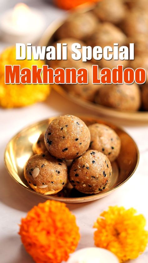 Lotus Seeds, Melon Seeds, Vegetarian Desserts, Diwali Food, Dry Coconut, Diy Desserts, Indian Cooking Recipes, Sweet Dishes Recipes, Dry Fruit