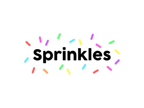 Sprinkles - 1 Hour Logos - Thirty Logos Challenge Day 21 by Sean Campbell Sprinkles Logo Design, Confetti Branding, Ice Cream Logo Design, Logo Challenge, Ice Cream Logo, Candy Logo, Stand Feria, Anchor Logo, Party Logo