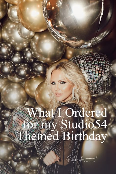 Looking for the ultimate birthday inspiration? Step into the glitz and glamor of Studio54 with Nashville Wifestyles! Discover unforgettable birthday themes, must-have items and party essentials for throwing an epic celebration. From dazzling disco decor to mouthwatering treats, we've got the tips and tricks to make your Studio54 themed birthday party an absolute hit. Explore our site now and let the party planning begin! Studio 45 Party, Shiny Cowgirl Outfit, Studio 55 Party, Elegant Disco Theme Party, Glitz And Glam 40th Birthday Party, 55 Themed Birthday Party, Studio 45 Party Outfit, Disco Theme New Years Party, 40th Birthday Dance Party Ideas