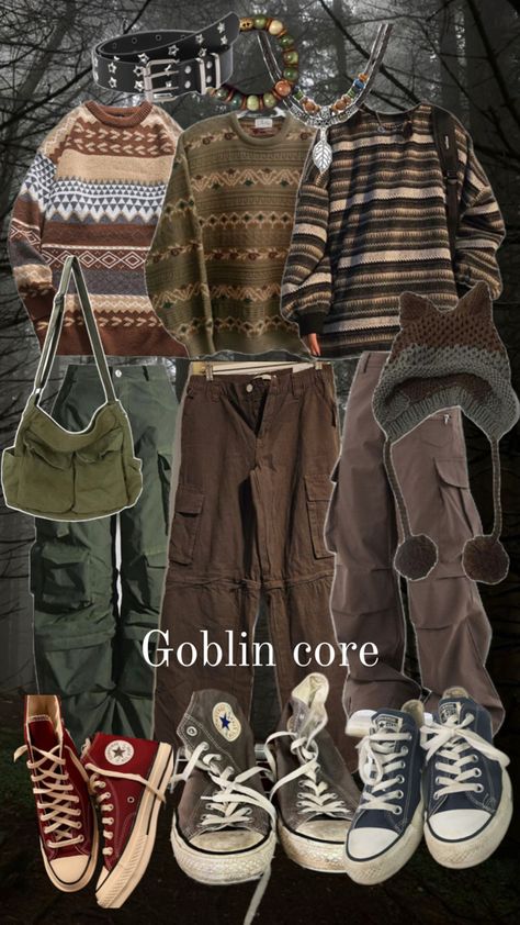 d: Goblin Core Aesthetic Outfits, Kurt Cobain Outfit, Goblin Core Outfit, Goblincore Outfits, 7th Grade Outfits, Fairy Grunge Outfit, Grunge Fits, Goblin Core