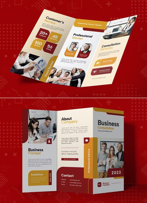 Professional Advice Trifold Brochure Template AI, EPS, PSD Brochure Flyer Design, College Brochure Design, Burger Ads, Beauty Brochures, Brochure Design Layouts, Brochure Trifold, Business Brochure Design, Real Estate Marketing Design, Professional Brochure