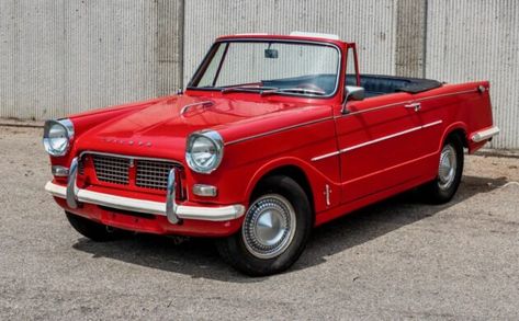 This sweet little Triumph is ready to enjoy, but it needs a new home. Will you be its next owner? Triumph Herald, Driving Video, Large Cars, Convertible Top, New Tyres, British Cars, Barn Finds, My Dream Car, Floor Cleaner