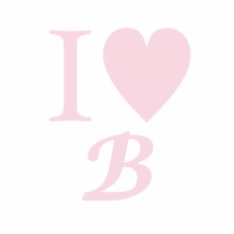 I heart b Cover Hilight Instagram Pink, I Heart Me Pfp, I Heart B, Pink Pfps, Cover Instagram, Letter Icon, Cute Text Messages, Wallpaper Iphone Summer, Fancy Letters