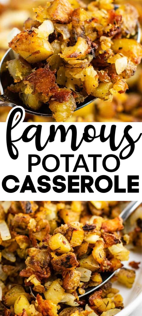 Potatoes As A Main Dish, Healthy Potato Casserole Recipes, Vegan Potato Casserole Recipes, Brunch Potatoes Casserole, Crispy Potato Salad Recipe, Potato Side Dishes For Chicken, Firehouse Potatoes, Potato Meals Dinners, Potato Casserole Recipes For Dinner