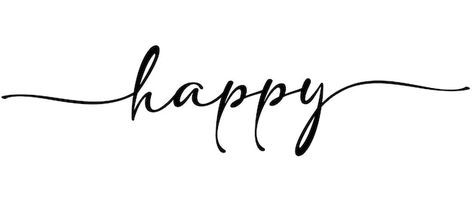 Happy word continuous one line calligrap... | Premium Vector #Freepik #vector #positive-quotes #inspirational-poster #funny-quotes #life-quotes Happy Word Art, Handwritten Typography Design, Typography Poster Quotes, Quote Banner, Social Media Business Cards, Handwritten Typography, Poster Funny, Post Quotes, Banner Printing