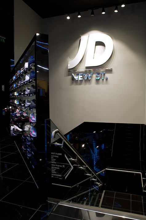 JD Birmingham New St In-Store Graphics & Signage on Behance Travis Scott Background, Jd Shop, Interior Signage, Iphone Wallpaper Music, Birmingham News, Sneaker Culture, Flagship Store, Jd Sports, Shop Signs