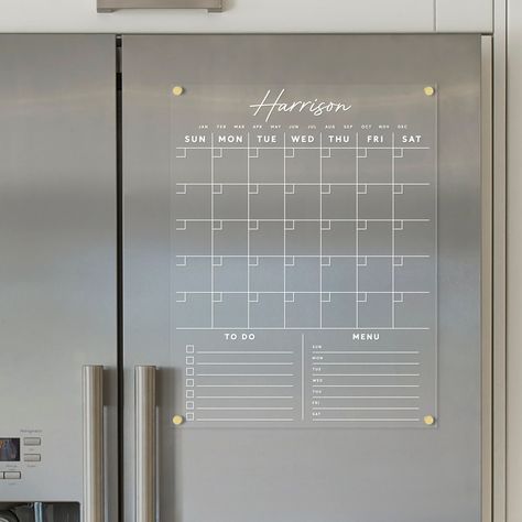 Real Estate Client Gifts, Fridge Calendar, Family Command Center, Organization Board, Dry Erase Calendar, Chalk Ink, Magnetic Calendar, Liquid Chalk, Marker Set