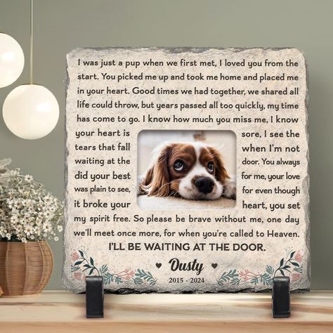 Dog Remedies, Memorial Garden, Take Me Home, Pet Memorial, Gift For Dog, Sentimental Gifts, Heart Design, Meaningful Gifts, Custom Photo