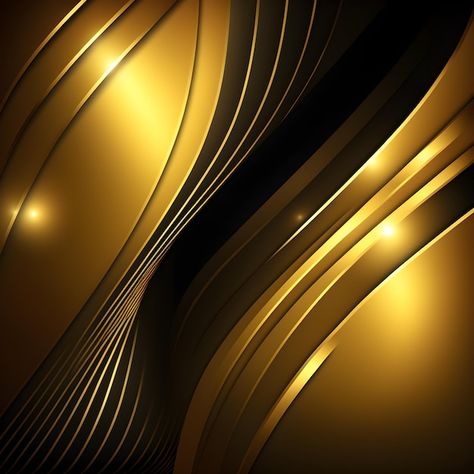 Dark Gold Background, Gold Gradient Background, Photo Yellow, Yellow Gradient, Yellow Leaf, Gold Gradient, Photo Gold, Waves Background, Gold Background