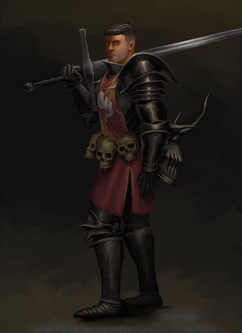 ArtStation - Characters Oath Of Conquest Paladin, Conquest Paladin, World Of Darkness, Fantasy Fashion, Character Concept, Dark Art, Deadpool, Concept Art, Character Art