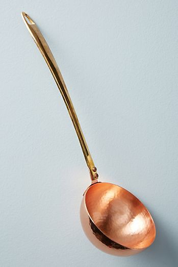 Copper Ladle, Unique Kitchen Utensils, French Candlesticks, Rose Gold Theme, Copper Jug, Copper Work, Copper Utensils, Coffee Spoons, Beautiful Kitchen Designs