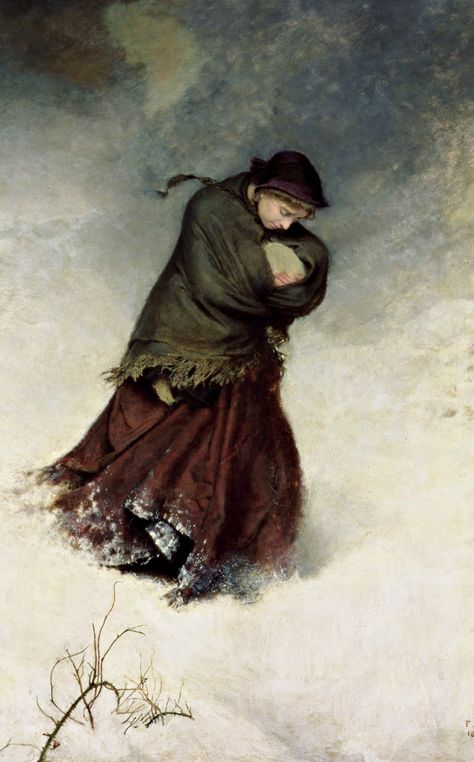 Snow Paintings, Imaginative Writing, Pre Raphaelites, Winter Heart, Genre Painting, Scarlet Letter, Elizabeth Gaskell, John Everett Millais, Victorian Paintings