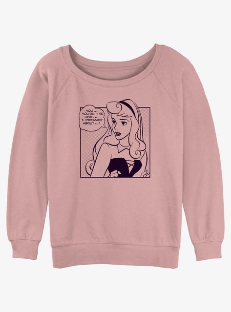 Lightweight french terry sweatshirt65% Cotton  35% PolyesterWash cold; dry lowImportedListed in junior sizes Disney Sweatshirts Women, Aurora Disneybound, Sleeping Beauty Aurora, Pop Culture Outfits, Culture Outfits, Slouchy Sweatshirt, Tie Dye Women, Disney Colors, Disney Sleeping Beauty