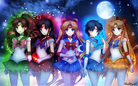 .:Sailor Warriors:. by BlackCrustal2000 on DeviantArt Sailor Venus And Sailor Jupiter, Sailor Mars And Venus Fan Art, Sailor Moons, Powerpuff Girls Characters, Sailor Moon Amazon Quartet, Sailor Venus Official Art, Sailor Moon Wiki, Arte Sailor Moon, Sailor Senshi