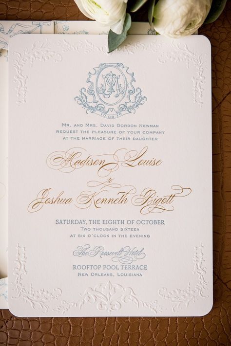 Traditional Southern Wedding Monogram Grand Millennial Wedding Invitation, Old Southern Wedding Theme, High End Wedding Invitations, Wedding Invitations Monogram, Southern Preppy Wedding, Southern Elegant Wedding, Wedding Invitation Traditional, Timeless Southern Wedding, Grandmellinial Wedding