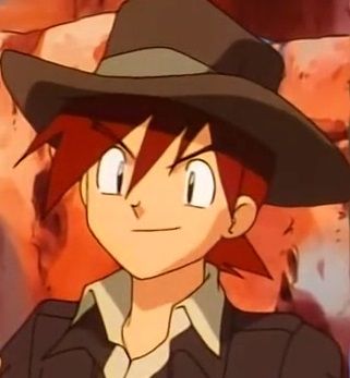 Pokemon Gary Oak, Gary Oak Icon, Gary Oak Pokemon, Gary Oak Fanart, Pokemon Anime Screenshots, Blue Oak Pokemon, Pokemon Gary, Gary Pokemon, Goofy Pokemon