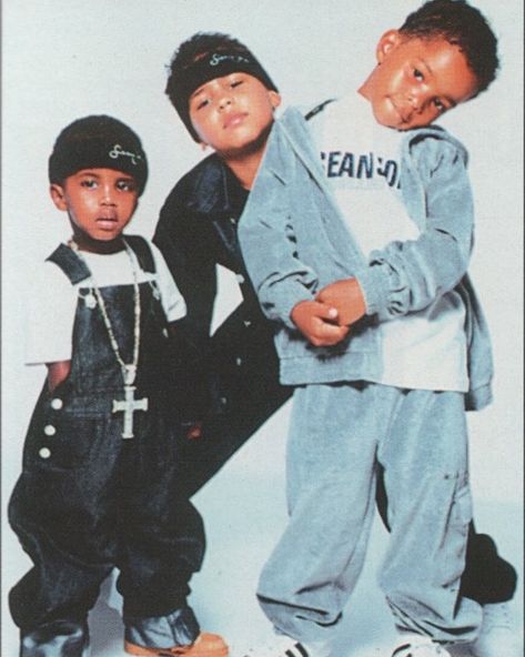 2000s Content on Instagram: “Christian (King Combs), Quincy & Justin Dior Combs modeling for Sean John Boys (2000) ✨” Sean John 2000s, Kids 90s Outfit Ideas Boys, 2000s Boys Fashion, King Combs, Christian Combs, 2000s Boys, Quincy Brown, Looks Hip Hop, Defense Mechanism