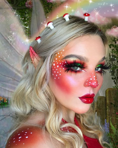 🦋 𝓐𝓵𝓲𝓬𝓲𝓪 𝓓𝓾𝓯𝓯𝔂 🦋 on Instagram: “🧚🏼‍♀️🍄𝓜𝓾𝓼𝓱𝓻𝓸𝓸𝓶 𝓯𝓪𝓲𝓻𝔂🍄🧚🏼‍♀️ Inspired by @alexaraemua && @charlottelooks!! I’ve been wanting to do this for so long now and I’m so proud of…” Mushroom Fairy Makeup Looks, Woodland Mushroom Fairy Costume, Mushroom Inspired Makeup, Pink Mushroom Fairy, Mushroom Fairy Costume Dress, Mushroom Fairy Halloween Costume, Mushroom Faerie, Mushroom Costume Women Diy, Mushroom Diy Crafts Ideas