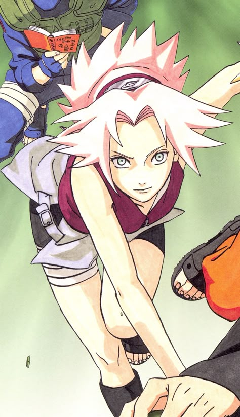 Sakura Official Art, Naruto Kunoichi, Sasuke Cosplay, Naruto 6, Sakura Manga, Sakura Art, Animated Cartoon Characters, Fairy Tail Characters, Naruto Cute