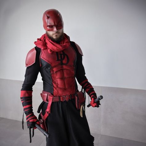 Daredevil Suit, Daredevil Cosplay, Daredevil Costume, Daredevil Comic, Superhero Cosplay, Marvel Daredevil, Best Cosplay, Super Powers, Marvel Dc